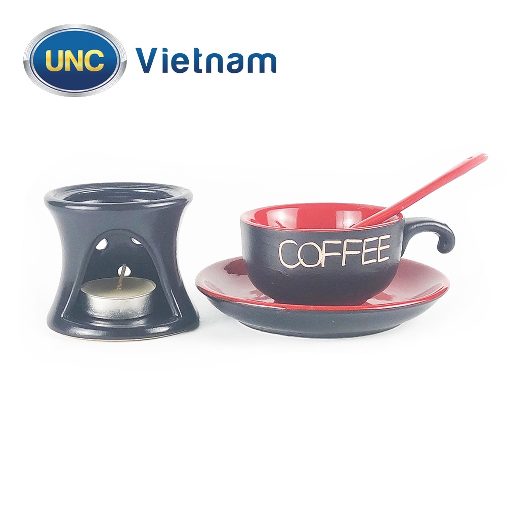 Bộ Cà Phê Nóng Thấp UNC Việt Nam - Sử dụng chân đốt giữ nhiệt, nhiều màu sắc, đủ món, pha cafe sẽ ngon hơn.