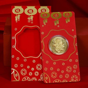 Phong Bao Lì Xì Thần Tài Đỏ Mạ Vàng May Mắn 2024 mẫu mới nhất