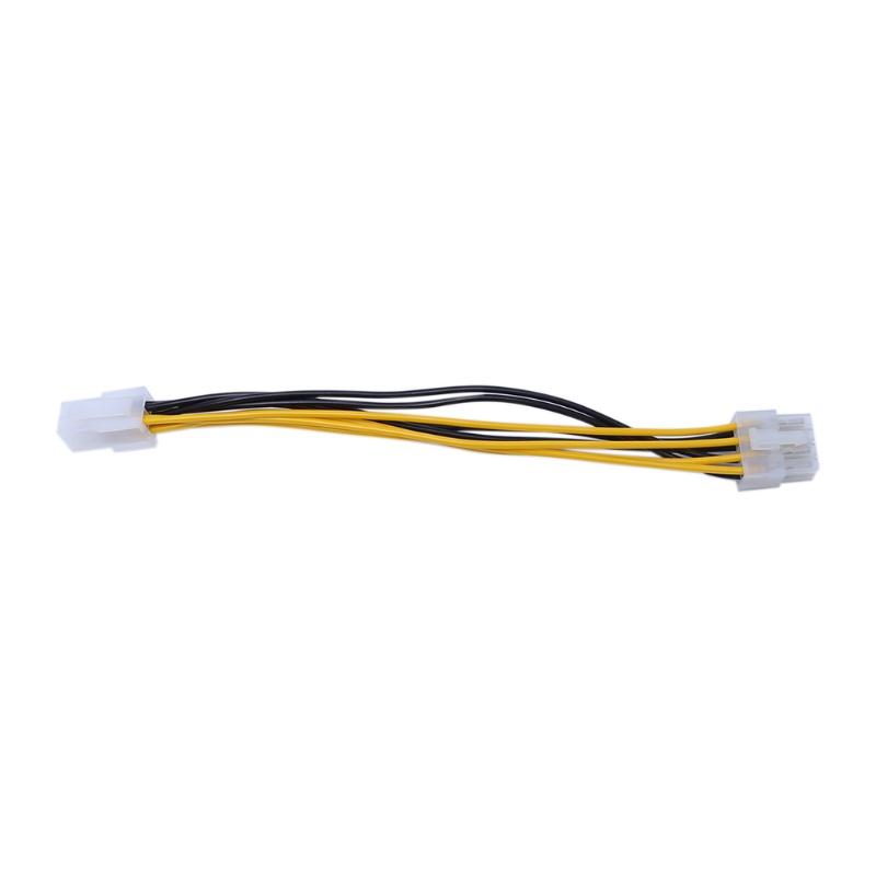 IOR ATX 4 chân sang 8 chân PC CPU Bộ chuyển đổi nguồn điện Cáp chuyển đổi 20cm 7 87in