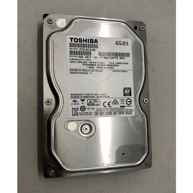 Ổ cứng HHD Toshiba 1TB DT01ACA100 1TB | Shopee Việt Nam
