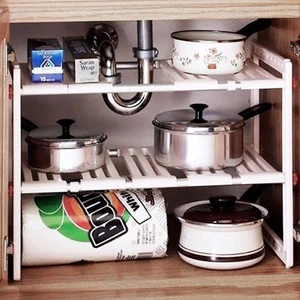 Kệ gầm bếp đa năng, Kệ để đồ 3 tầng tiện lợi giúp tiết kiệm không gian nhà bạn aladanh-net-vn