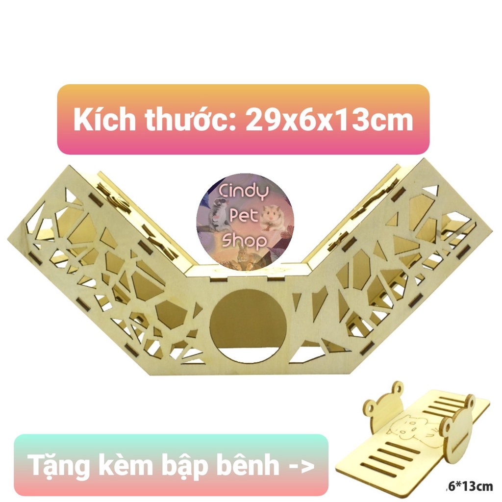 Hang chui gỗ ép đồ chơi cho Hamster | Shopee Việt Nam