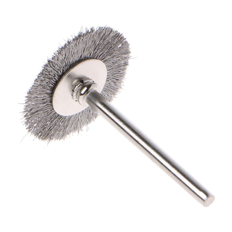 10pcs 22mm Platinum Blade Stainless Steel Wire Wheel Brush  Rotary Tool fo