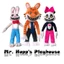 Búp bê thỏ nhồi bông Mr Hopps Playhouse vui nhộn có kích thước di động để làm quà tặng