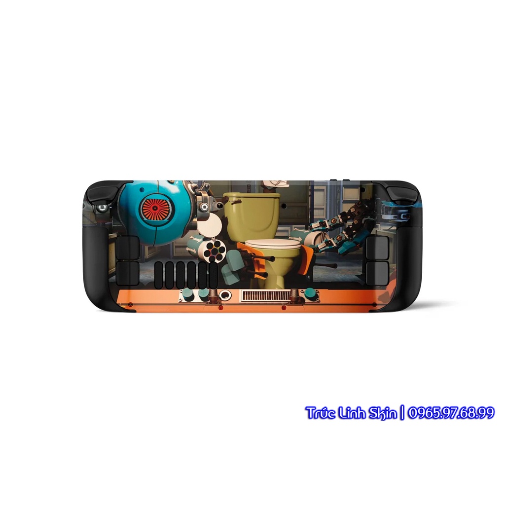 Skin decal dán Steam Deck mẫu Gaming Valve (dễ dán, đã cắt sẵn chuẩn theo khuôn máy)