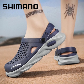 Shimano Câu Cá Mới Unisex Mùa Hè Xăng đan Ngoài Trời Cho Nam Thời Trang Đế Dày Dép Có Lỗ Cho Nữ Đi Biển Xăng đan Eva