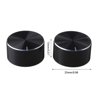 2Pcs 25x13mm D  Rotaries Potentiometer Knob encoders Measure Control For Speaker