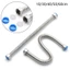 Ống sóng BORAGETE G1 / 2 "Ống nước gia đình có thể mở rộng bằng thép không gỉ hữu ích