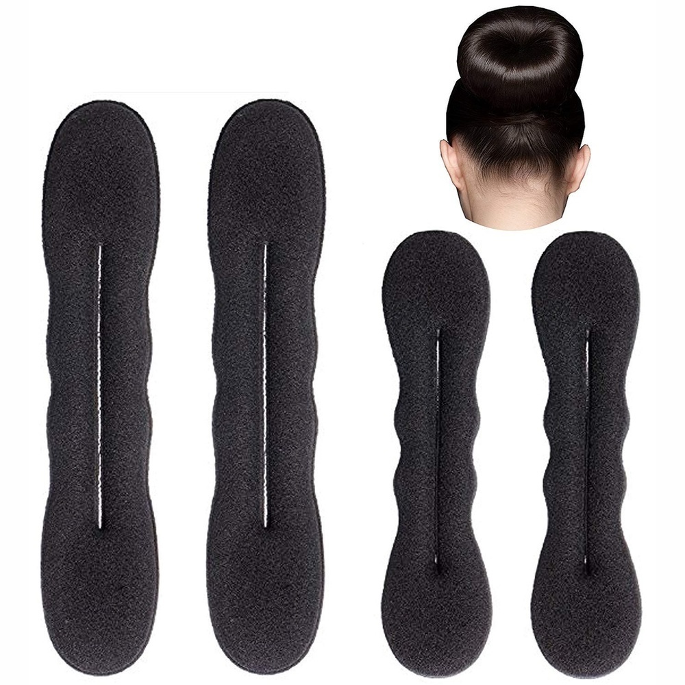 Dụng Cụ Búi Tóc Bằng Xốp Thiết Kế Đơn Giản Thời Trang Cho Nữ