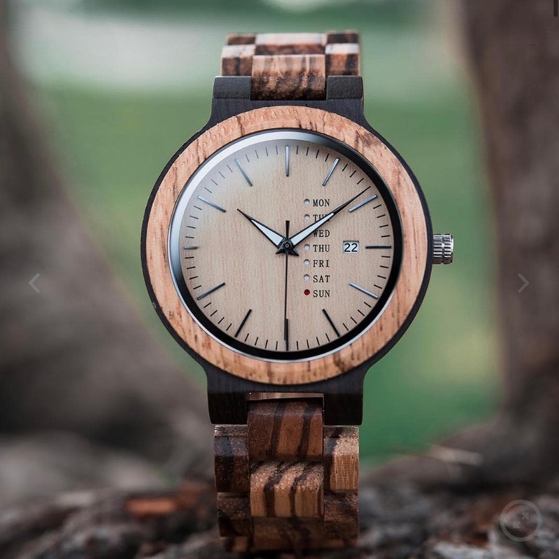 Đồng hồ đeo tay nam vỏ gỗ WoodWatch GO26