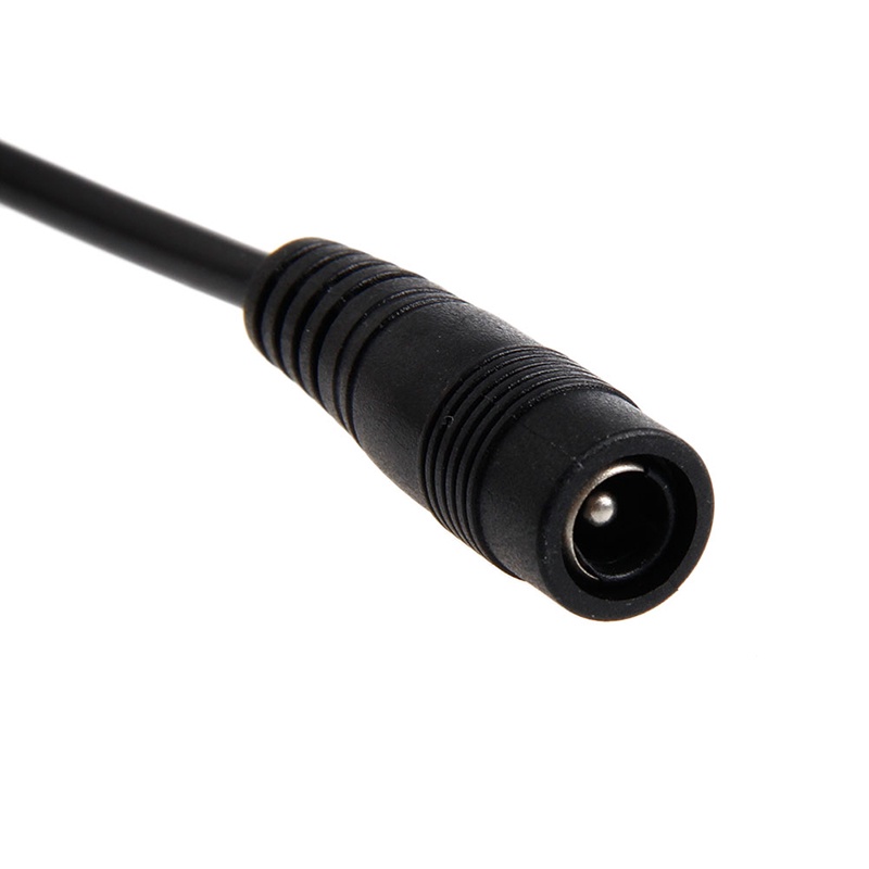 Ppy DC5 5x2 1mm Cáp cắm nam sang nữ Dây mở rộng màu đen có công tắc