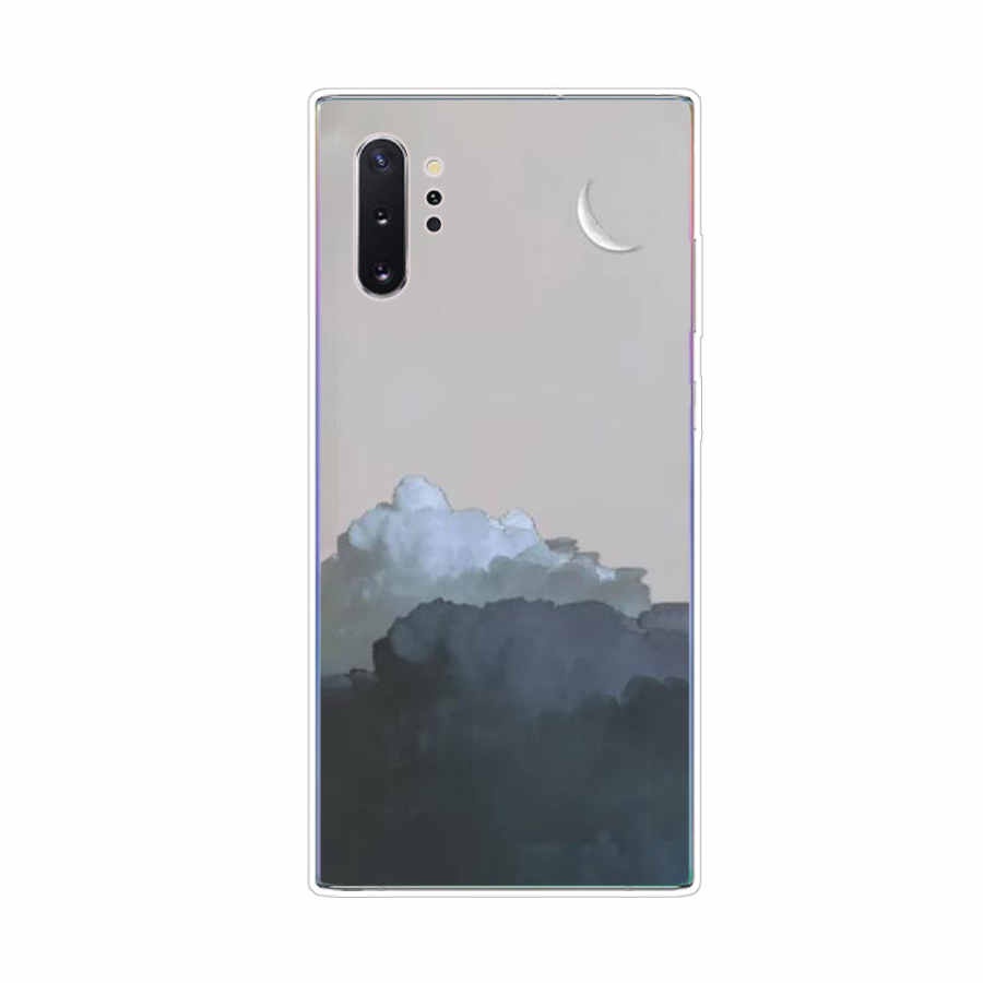 Ốp Điện Thoại TPU Dẻo In Họa Tiết Độc Đáo Thời Trang Cho Samsung Galaxy note 9 10 plus
