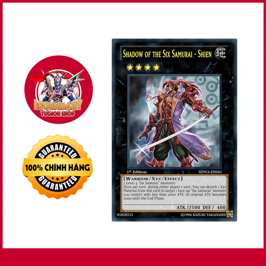EN-JP][Thẻ Bài Yugioh Chính Hãng] Shadow Of The Six Samurai - Shien |  Shopee Việt Nam