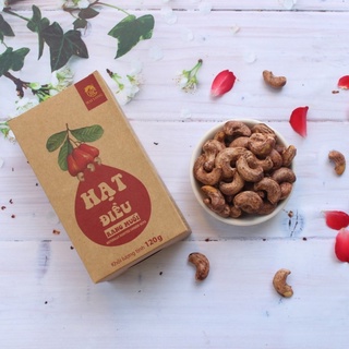 Hạt Điều Rang Muối Vỏ Lụa Hải Long 120G
