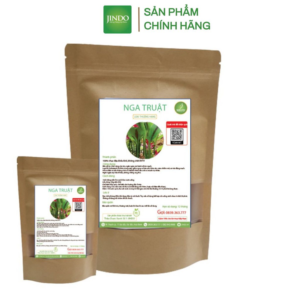 [Mã BMTTC60K giảm đến 60K đơn 50K] Nga truật khô thượng hạng JINDO 1kg