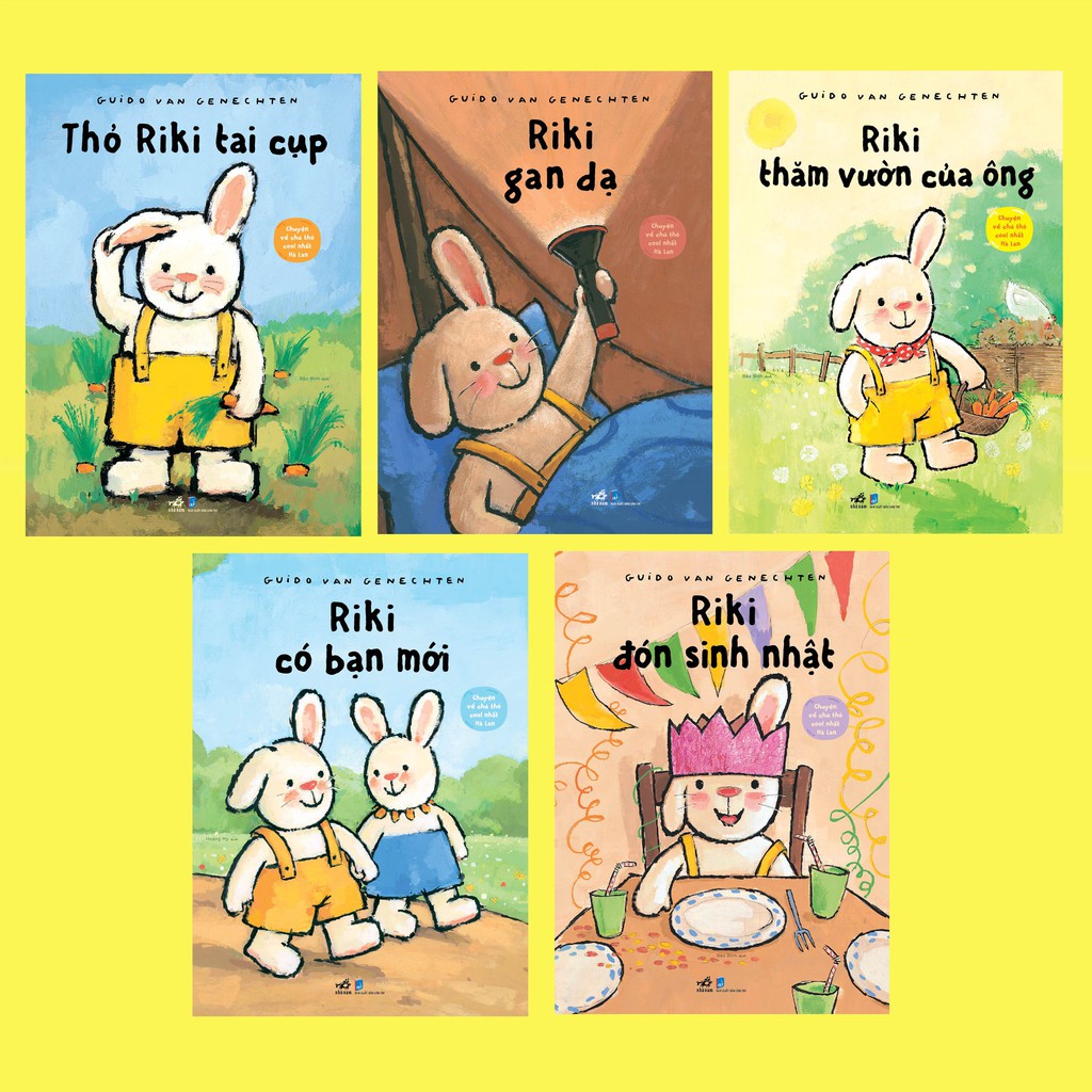 Sách Bộ Chuyện về chú thỏ cool nhất Hà Lan Thỏ Riki (05 cuốn) | Shopee ...