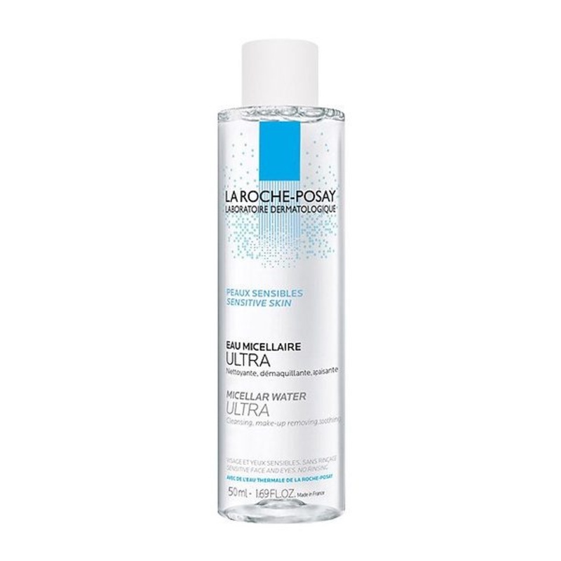 🆗.(Đã bán 159,8k) [Gift] Nước tẩy trang và làm sạch sâu cho da nhạy cảm La Roche-Posay Micellar Water Ultra Sensitive Skin 50ml