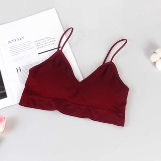 ÁO BRA hai dây trơn đơn giản dễ mặc và mix quần áo