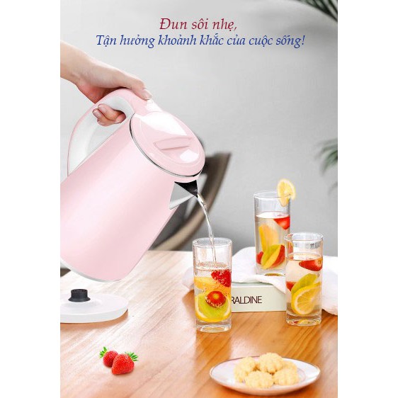 Ấm siêu tốc AOLINGE 1500w dung tích 1,8 lít - Bảo hành 12 tháng