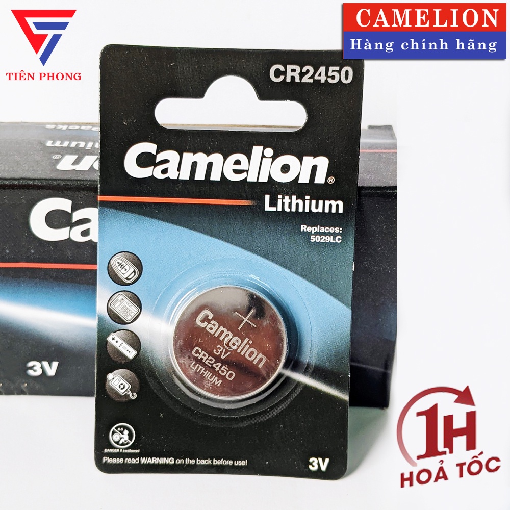 Pin Cúc áo Cr2450 2450 Camelion Lithium 3v Vỉ 1 Viên Chính Hãng Shopee Việt Nam 7263