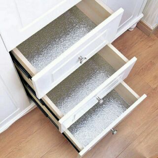 (Xả Kho ) Decal dán bếp 3m x 0,61m - Giấy tráng bạc chống thấm dầu mỡ [Freeship]