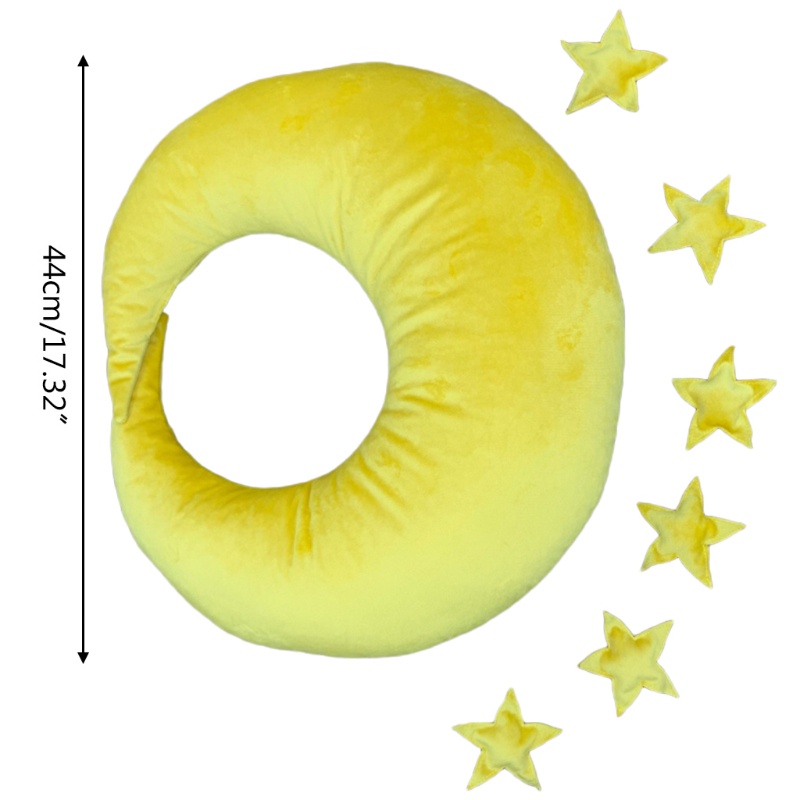 MIS Baby Poseing Moon Gối Ngôi Sao Bộ Đạo Cụ Chụp Ảnh Sơ Sinh Trẻ Sơ Sinh Phụ Kiện Ảnh