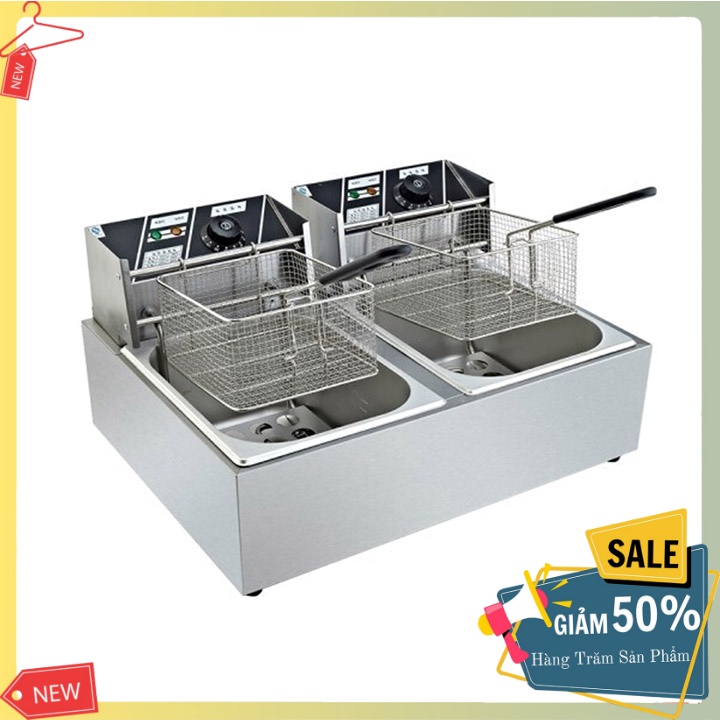 Bếp chiên 12 lít SUNNY 5000W chất liệu inox dày dặn, bền bỉ theo thời gian