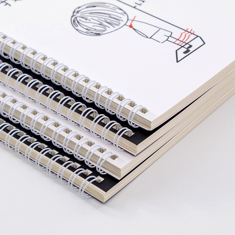 Sổ ghi chép lò xo A5 120 trang dễ thương viết vẽ cá nhân DIY Bullet Journal, Planner