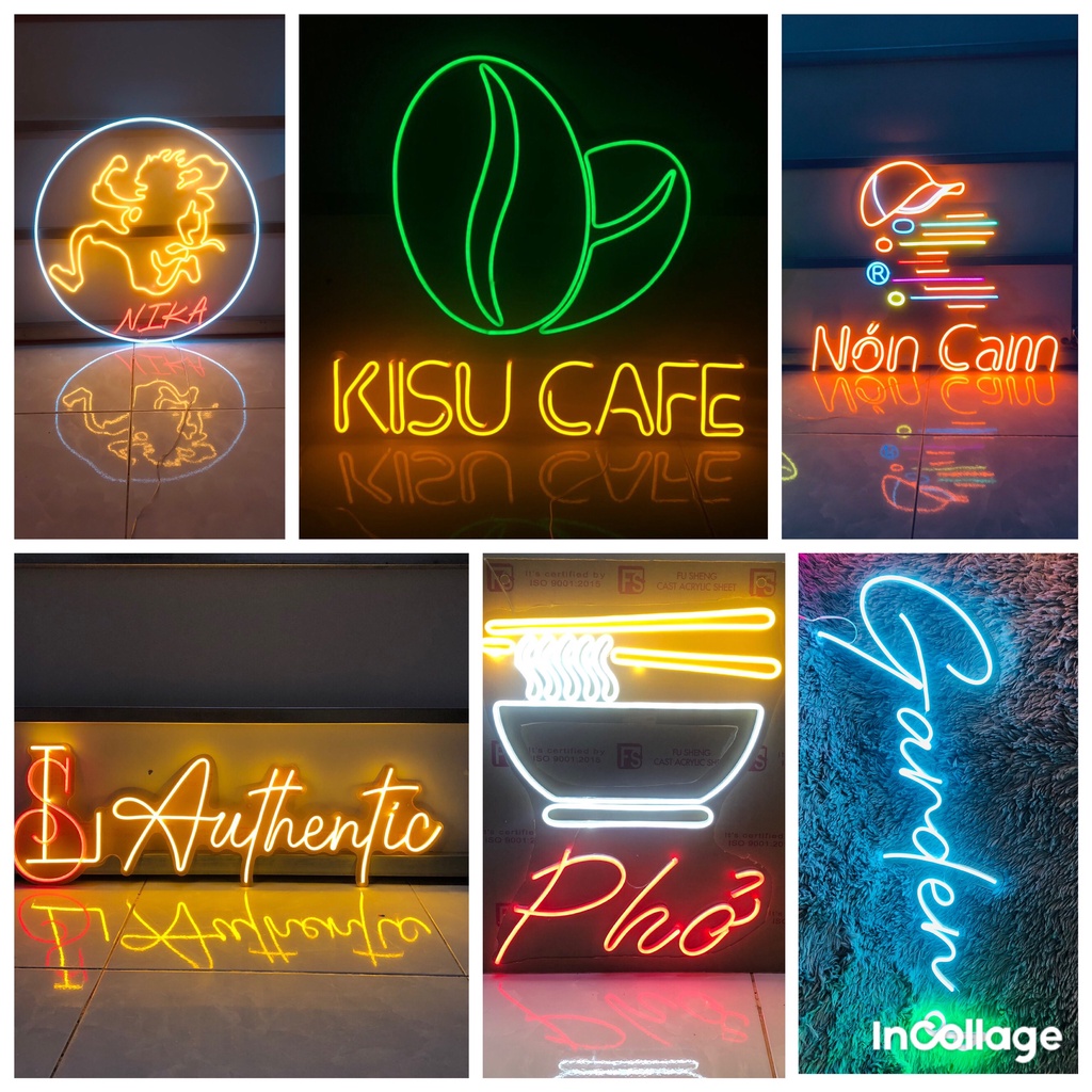 LED NEON HÌNH & CHỮ (thiết kế riêng) | Shopee Việt Nam