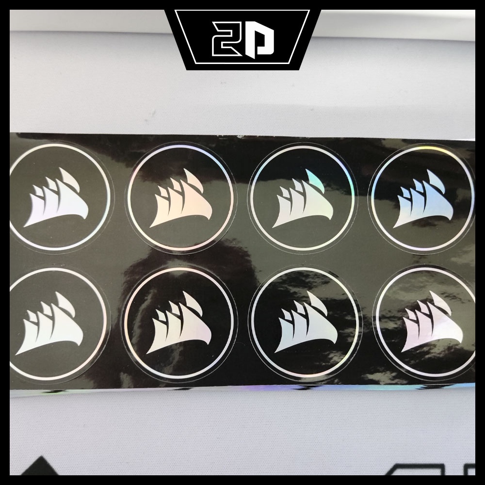Sticker dán Quạt (Fan) Case các hãng AORUS/MSI/CORS/ROG/HOF | Shopee ...