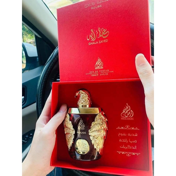 Nước hoa chính hãng Ghala Zayed Rouge (Đại bàng đỏ) | Shopee Việt Nam