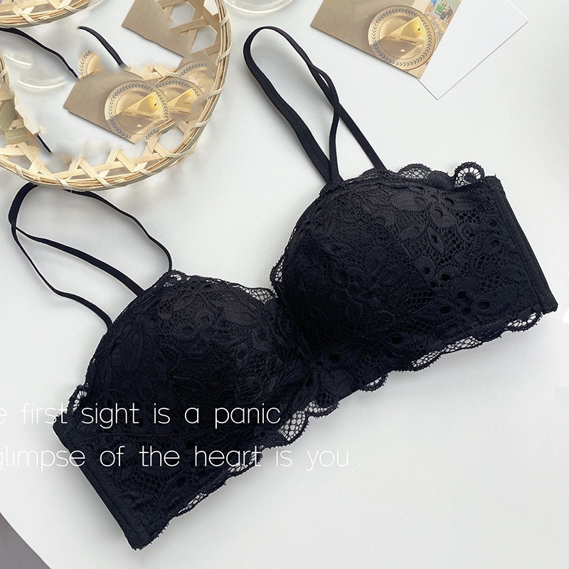 Áo Lót Nâng Ngực 3/4 Cup 32-38AB Bằng Ren Dày Dặn Mềm Mại Gợi Cảm Dành Cho Bạn Nữ