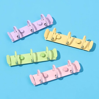 THFENG Thư mục tập tin lá rời 3 lỗ Kim loại có thể đổ lại Đồ dùng văn phòng DIY Notebook Binding Hoop