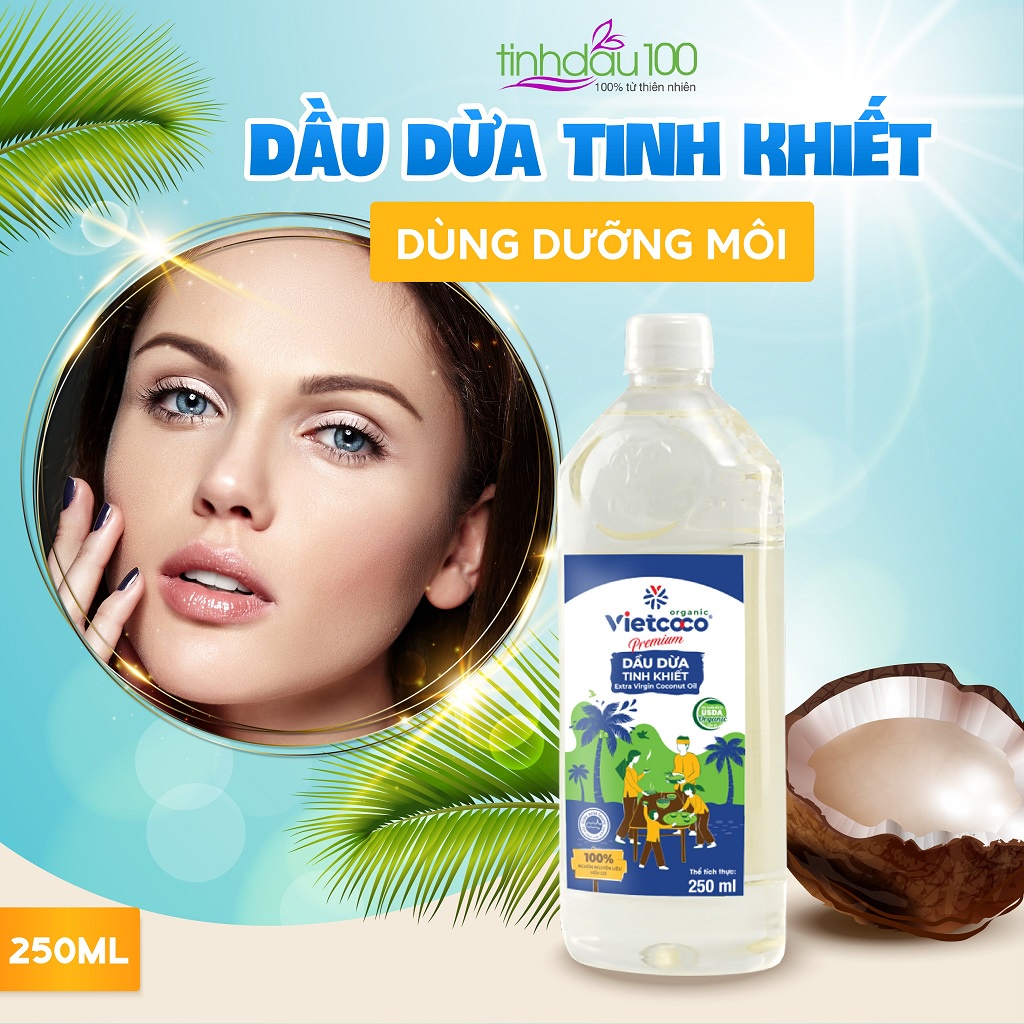 Dầu dừa Coco secret nguyên chất dưỡng ẩm da mặt, môi, tẩy trang. Dầu dừa  tinh khiết ủ dưỡng tóc nhanh dài, massage chai 100ml Tinh Dầu 100