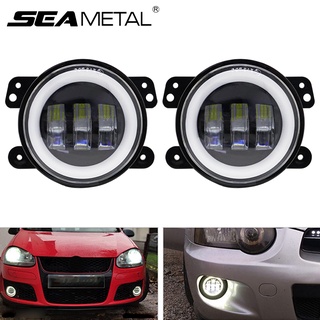 SEAMETAL Đèn LED Hình Tròn 4 Inch Chống Thấm Nước Dùng Trang Trí Xe Hơi Toyota Vios Fortuner Hilux