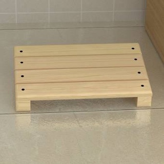Ghế gỗ kê giá để chân toilet nail gaming  bàn ngồi làm việc văn phòng bàn học công thái học