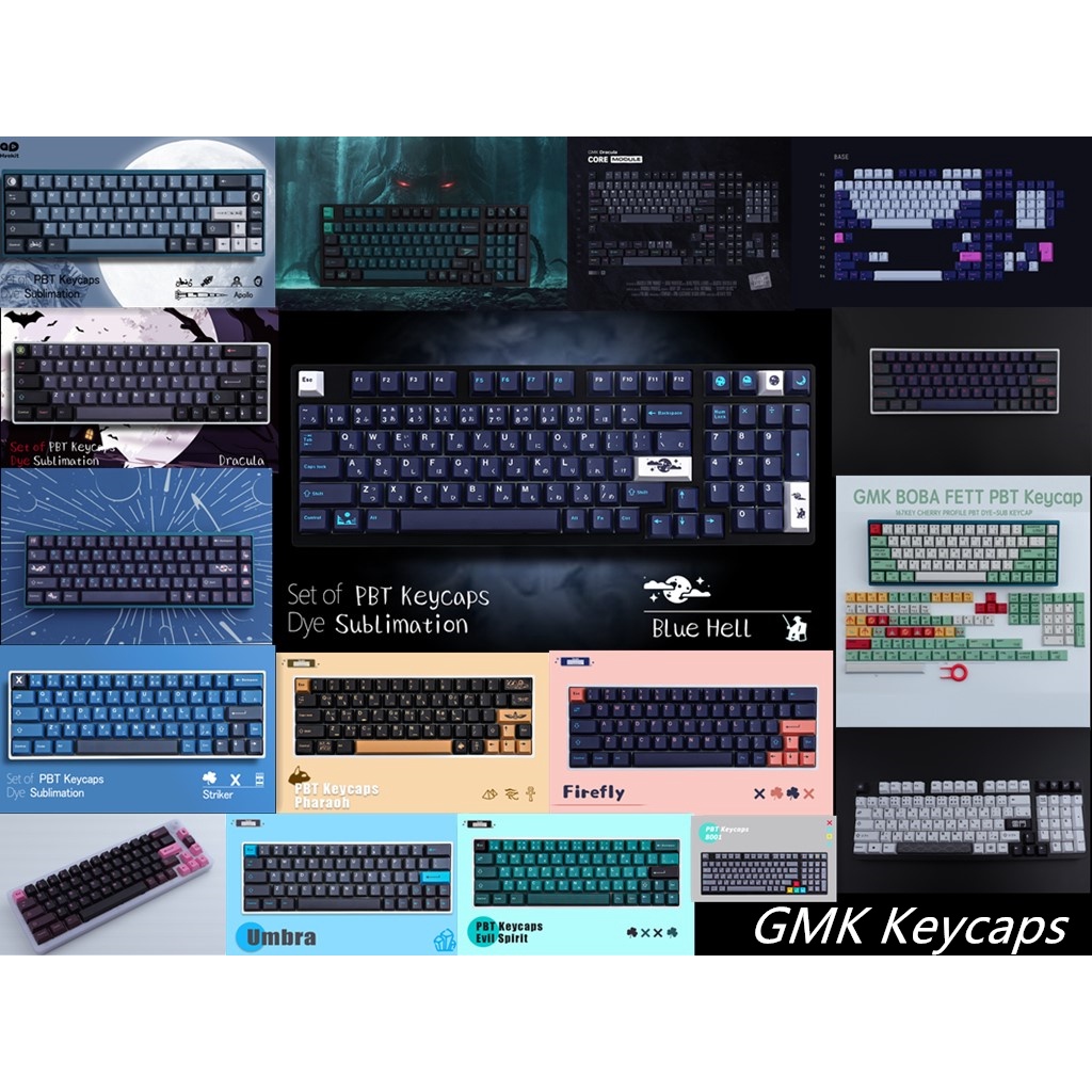 GMK Keycaps, 129 phím PBT Keycaps Cherry Profile DYE-SUB Cá nhân hóa ...