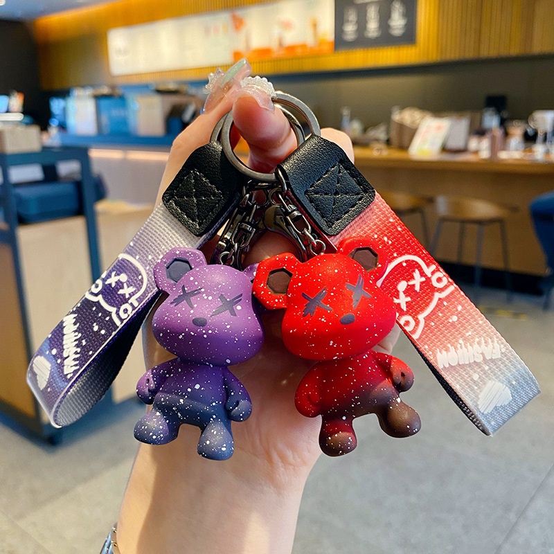 Móc khóa Bearbrick Chấm Bi Phụ Kiện Túi Xách Móc Khoá Thời Trang