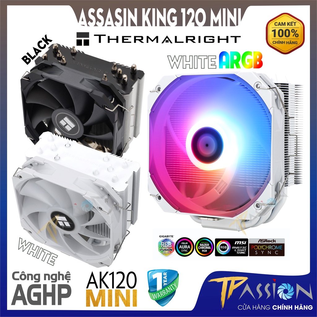 Thermalright Assassin King 120 ARGB White - CPU fan - LDLC 3-year warranty
