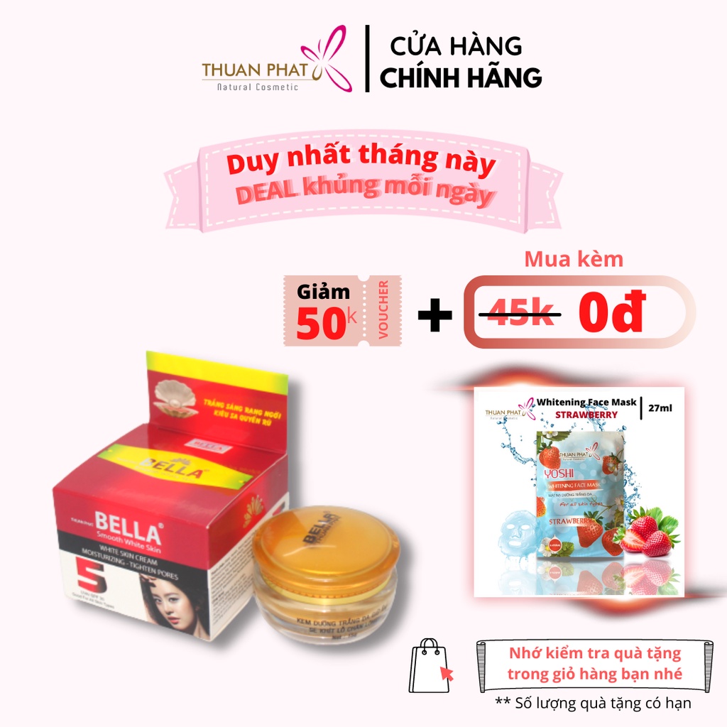 Kem Dưỡng Trắng Da - Giữ Ẩm - Se Khít Lỗ Chân Lông THUAN PHAT Natural Cosmetic