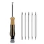 EDB * Bộ mũi tuốc nơ vít nhỏ gọn từ tính đôi cho đầu tuốc nơ vít Chrome Vanadi Steel Công cụ sửa chữa thủ công