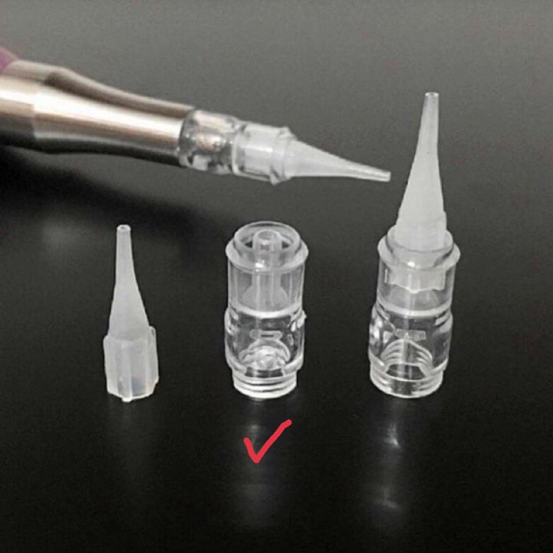 [Combo 10 chiếc] Đầu Ghép Máy Phun Xăm Thần Thánh Có Chỉnh Kim, Tích Điện Việt Nam