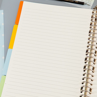 Sổ còng binder B5 120 trang giấy kẻ ngang thẩm mỹ và chất lượng cao