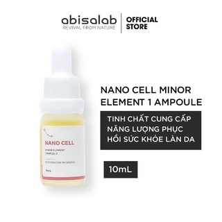 Tinh chất Huyết thanh Abisalab Nano Cell Minor Element 1 ampoule 10ml