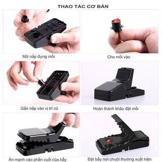(COMBO 5 CÁI) BẪY CHUỘT THÔNG MINH DỄ DÙNG, DỤNG CỤ BẮT CHUỘT HIỆU QUẢ CAO, Giải Pháp Sạch Sẽ Cho Không Gian