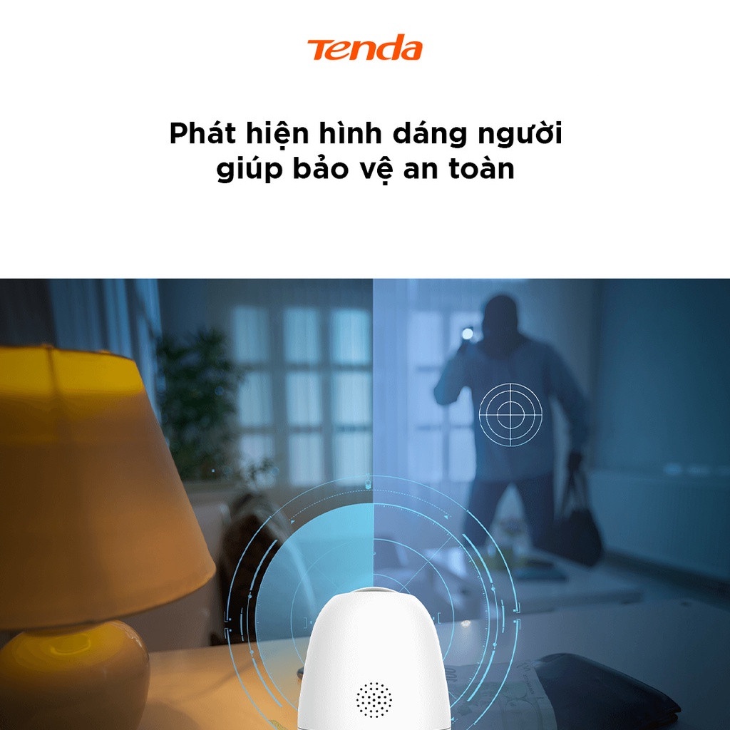 Mô tả Camera Wifi Tenda Trong Nhà CP3/RP3/RP7 FHD 1080P/2MP/3MP/5MP/2K Quay Quét 360°, Đàm Thoại 2 Chiều - 7