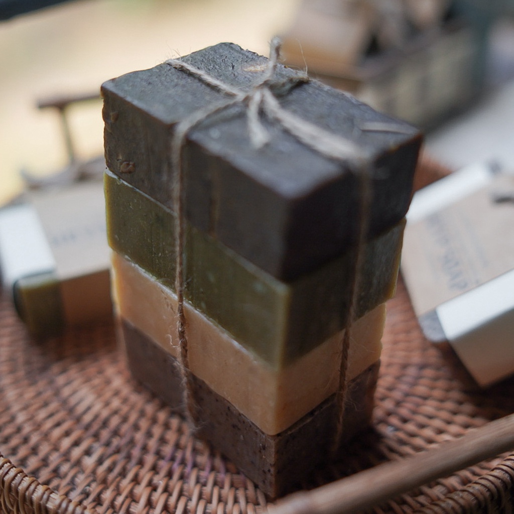 Xà Phòng Cà Phê - Mật Ong Rừng - Tẩy Tế Bào Chết Dưỡng Da Ẩm mịn- HEYP SOAP