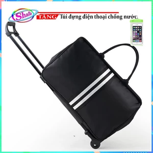 Túi xách cần kéo siêu phẩm Melody Quý ông Quý bà sang trọng du lịch cỡ trung size 22 inch tặng túi chống nước điện thoại