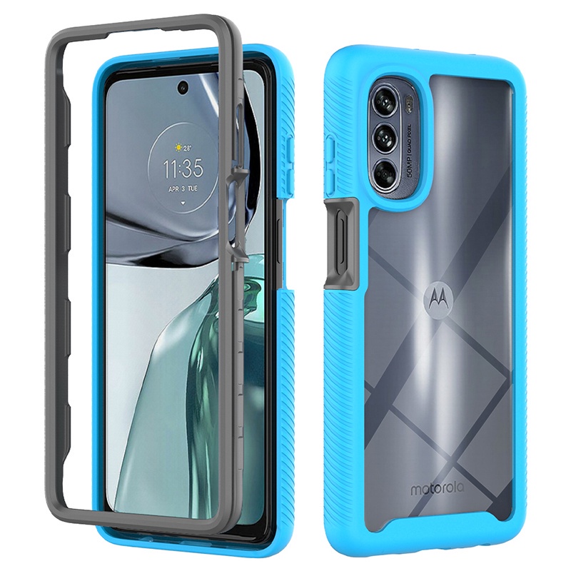 Dành Cho Motorola Moto G62 G52 G42 G22 G82 G41 G51 G71 G60 G50 5G Full Body Hybrid Chống Trầy Xước Vỏ Bảo Vệ Giáp Chống Sốc