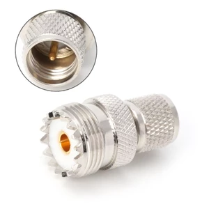 BTM Mini UHF Nam Đến UHF Nữ Jack Thẳng RF Kết Nối Bộ Chuyển Đổi Đồng Trục